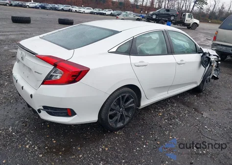 2020 Honda Civic Sport из США, поврежденный, VIN 2HGFC2F85LH549902